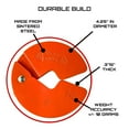 thumbnail image 2 of Micro Gainz Dumbbell Fractional 1.25lb Weight Plate, Ideal for Micro Loading, (Choose Color) 4 Piece Fractional Weight Plates, Designed for Dumbbell Training, Made In USA (Orange), 2 of 5