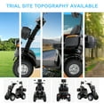 thumbnail image 5 of QEEKA Mobility Scooter,Heavy Duty 4 Wheel Mobility Scooters,1000W All Terrain for Seniors & Adults,600 lbs Capacity,Black, 5 of 9
