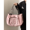 thumbnail image 2 of Bolso de mano con cadena gótica literaria retro de gran capacidad para mujer, bandolera suave con calabaza, nueva moda 2022, 2 of 5