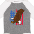 thumbnail image 4 of Inktastic Eagle with American Flag Boys or Girls Long Sleeve Baby Bodysuit, 4 of 5