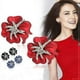 thumbnail image 1 of Pendientes elegantes de Farfi con diseño de estrella de mar y flores con diamantes de imitación para mujer, regalo de moda, color azul, 1 of 5