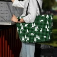 thumbnail image 7 of Balery Christmas tree green plaid Beach Travel Bag - Water-Resistant, Large Capacity Lightweight Tote with 7 Pockets for Women and Men - Perfect for Beach, Pool, Gym, and Travel, 7 of 7