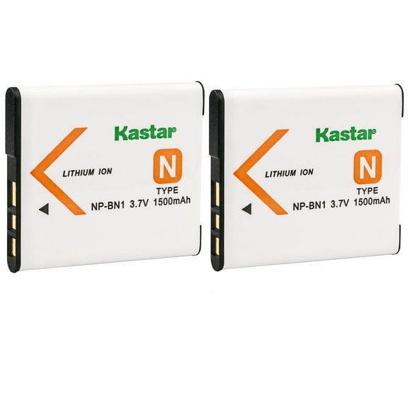 Kastar 2-Pack Battery Replacement for Sony Cyber-shot DSC-WX5, Cyber-shot DSC-WX7, Cyber-shot DSC-WX9, Cyber-shot DSC-WX10, Cyber-shot DSC-WX30, Cyber-shot DSC-WX50, Cyber-shot DSC-WX60 Camera
