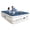 Blue, variant on Divon Queen Air Mattress with Built-In Pump, 18-inch Elevated Inflatable Airbed, Portable Blow Up Bed for Guests, Game Night Sleepovers, Gray