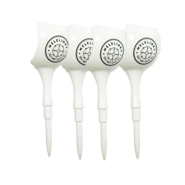 Visland 4 Pcs T-Shirts de Golf en Plastique Incassables T-Shirts de Golf Réduit la Friction Rotation Latérale Accessoire de Golf pour Amateurs de Golf