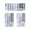 #3175-Multicolor, variant on Cevemin 3 Pcs Kitchen Curtains Set Abstract Art - Nylon Valance Window Filtering And Heat Insulating Curtains for Home Basement Coffee House Decor