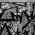 thumbnail image 4 of Abstract Surreal Dog Crate Cover, Monochrome Style Leopard Face and Skin Design Triangular Shapes, Easy to Use Pet Kennel Cover for Dogs, 35" x 23" x 27", Charcoal Grey White, by Ambesonne, 4 of 6