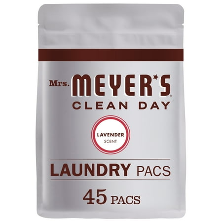 Mrs. Meyer’s Clean Day Laundry Packs, Lavender Scent, 45 pods
