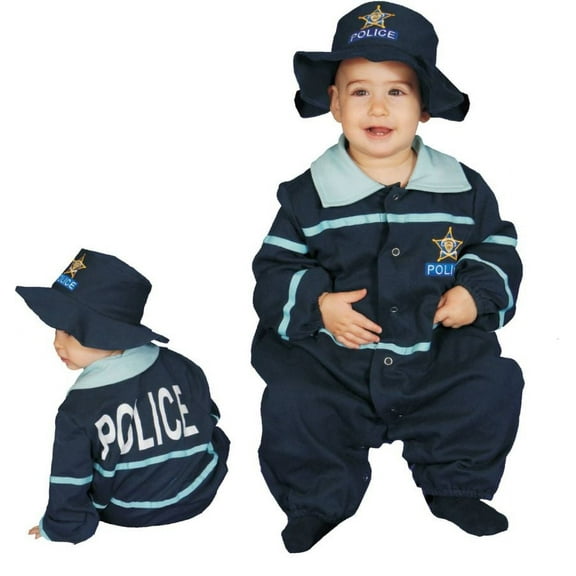 Baby Police officer Bunting Newborn Halloween Costume