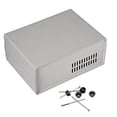 thumbnail image 1 of Unique Bargains 160x120x68mm Power Switch Plastic Enclose Case Junction Project Box Grey, 1 of 1