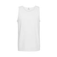 thumbnail image 3 of Comfort Colors Heavyweight Men's Tank Top, Garment-Dyed, Sleeveless Undershirt, White, 6-Pack, M, 3 of 5
