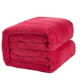 thumbnail image 5 of Home Soft Things Milk Flannel Blanket - Red - 90" x 90", 5 of 7