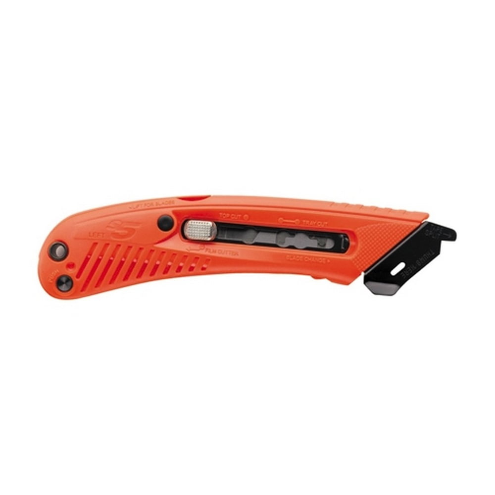 Spellbound Lizard Retractable Safety Knife Box Cutter Orange LZ-S