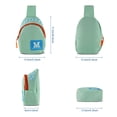 thumbnail image 4 of URSOFINE Color Block Sling Bag - Lightweight Crossbody Chest Bag for Outdoor & Daily Use, 4 of 7