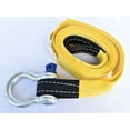 thumbnail image 4 of 2x 3" 20000lbs 3x10 ft Tow Strap+Blue Pin Bow Shackles winch tree saver recovery, 4 of 5