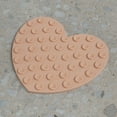 thumbnail image 6 of Dexypaws: Enrichment Lick Mat: Blush Pink Heart - Grooved Silicone Dog Feeding Dish, Spread Food Or Treats Onto The Mat, Pet Soothing, Suction Back, 6 of 7