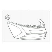 Genuine OE Volkswagen Tail Lamp Assembly - 17A-945-096-B
