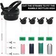 thumbnail image 4 of UTAH-Straw Lid Fit for Yeti Water Bottles, Yeti Rambler Lid with Straw Replacement, Yeti Lids with Straw Caps, Yeti Top with Straw, Yeti Rambler Bottle Straw Cap, 4 of 4