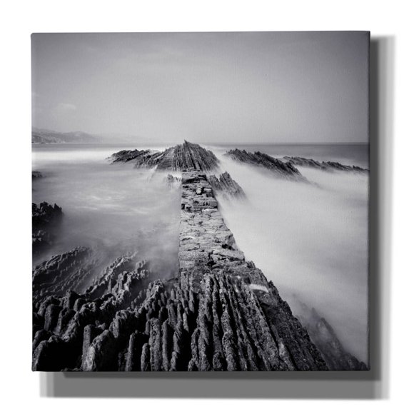 Epic Graffiti 'Zumaia' by Nina Papiorek, Canvas Wall Art, 12"x12"