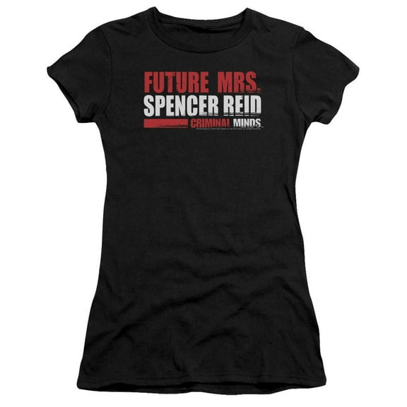 Criminal Minds Future Bride Junior Women's Sheer T-Shirt Black