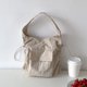 thumbnail image 5 of Bolso Cordón Casual Hobo Gran Capacidad Mujer Sólido Satchel Caqui, 5 of 9