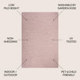 thumbnail image 2 of JONATHAN Y TSN100F-8 Ethan Modern Flatweave Solid Pink 8 ft. x 10 ft. Indoor/Outdoor Area Rug, Casual, Pet Friendly, Stain Resistant, Easy to Clean, for Patio, Balcony, Living Room; Kitchen, Bedroom, 2 of 8