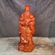 thumbnail image 1 of Ebony wood carving of the Three Star Gods of Fortune, Prosperity, and Longevity - a decorative item for the elderly to celebrate their birthdays and attract wealth in the living room., 1 of 4