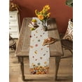 thumbnail image 4 of Table Runners 72 Inches Long Dress Scarves, Fall Pumpkin Farmhouse Kitchen/Dining Table Runner, Coffee Tablerunners, Vintage Rugby Pumpkin Sunflower Maple Leaf 13x72 Inch, 4 of 7
