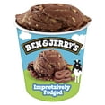 thumbnail image 3 of Ben & Jerry's Impretzively Fudged Chocolate Ice Cream Pint, 16 fl oz, 3 of 9