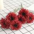 thumbnail image 6 of FNNMNNR Artificial Flower Eye-catching Realistic Looking Faux Silk Flower Faux Flowers DIY Wedding Bouquets for Home, 6 of 10