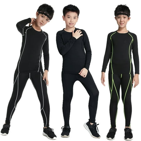 

MLFU Children s Long Johns Thermal Underwear Set Warm Ski Underwear for Boys Size 115-155cm