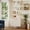 Gold, variant on 74" Tall Bookshelf with Storage Cabinet, Modern Ladder Bookcase with Wood & Metal Frame, Wall Mount Display Shelf for Living Room, Bedroom, Home Office White and Oak