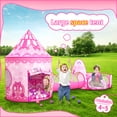 thumbnail image 2 of Wilwolfer Kids Tunnel Tent for Girls with Baby Ball Pit for Toddlers Indoor Outdoor Polyester Toys(Pink), 2 of 8