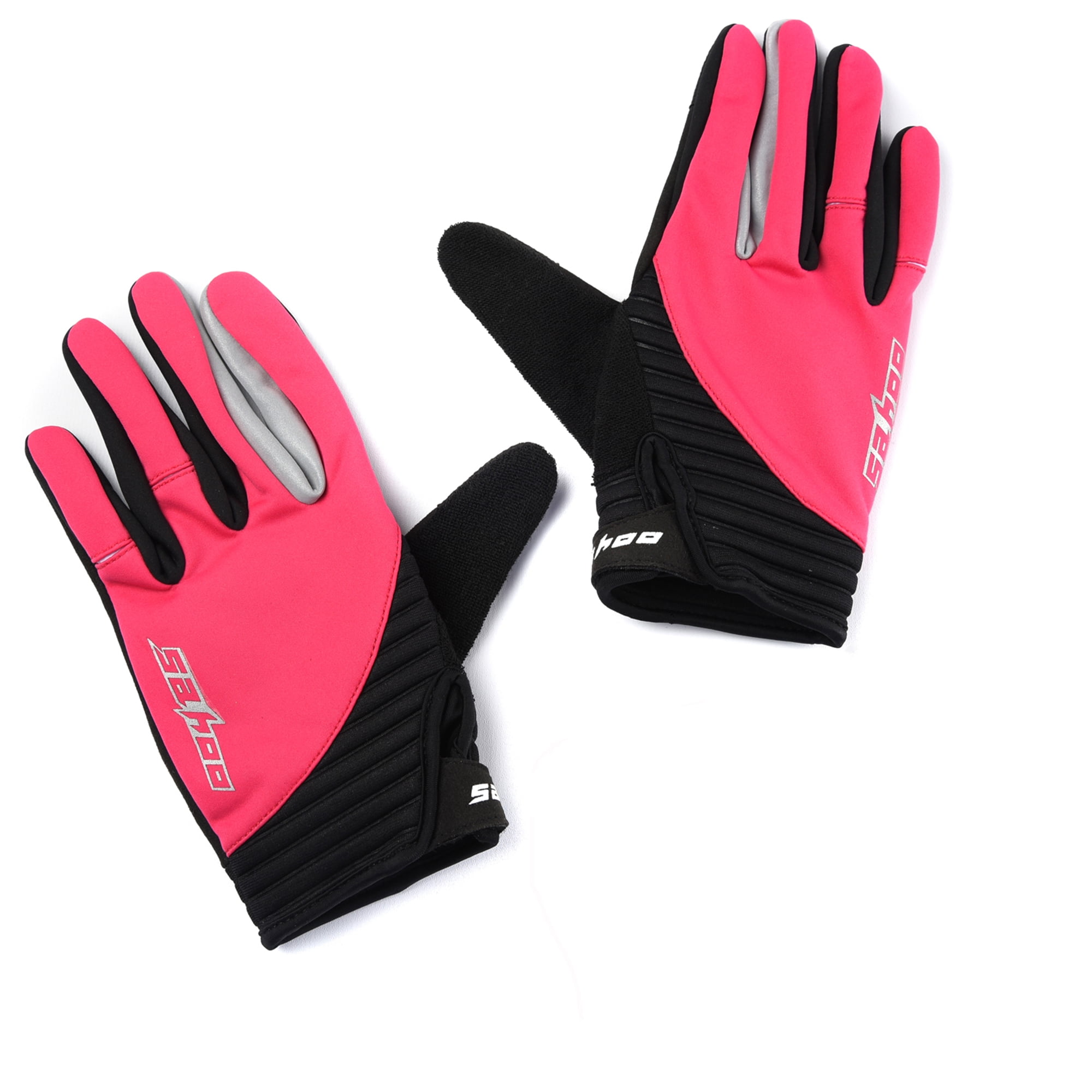 SehrGo Women Outdoor Gel Touchscreen Full Finger Cycling Gloves, Winter Cold Weather Bike Bicycle MTB DH Downhill Off... by SehrGo