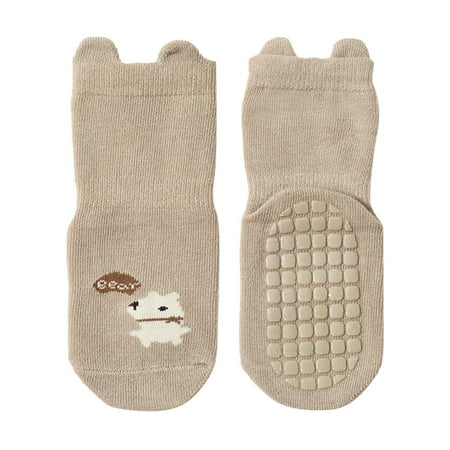 

Qufokar Knee Pads Warm And Cold Protection Socks Slippery Toddler Fashion Warm Winter Baby Socks Cartoo Coral Velvet Warm Socks Cute Plush Ear Adult And Kids High Socks