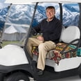 thumbnail image 3 of Aplkyhs Aztec Cow Golf Cart Seat Cover Travel Sports Golf Cart Covers Suitable for All Seasons Breathable Protect Your Golf Car Seat Easy to Clean, 3 of 7