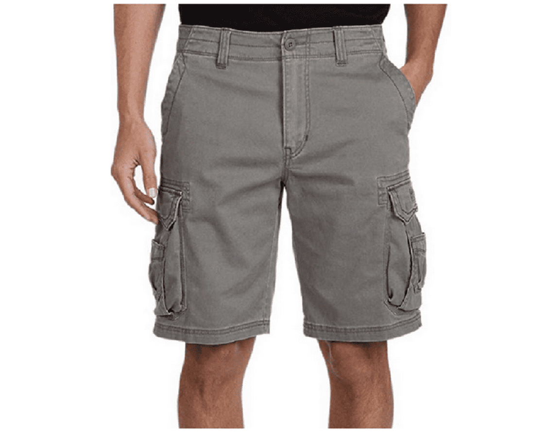flex waist cargo shorts