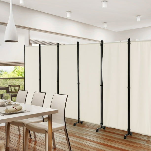 Biombo Pequeño GCGC De 4 Paneles - Separador De Ambientes Plegable, 50x30cm Por Panel, Ratán Tejido A Mano