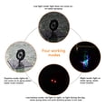 thumbnail image 4 of Solar Powered Fountain Pump, Solar Bird Bath Fountain 4W High Capacity Battery IP68 Waterproof 4 Modes LED Color Light  Switch with Windmill for Garden, 4 of 8