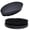 Black, variant on Beard Brush for Men, Natural Boar Bristles, Black Oval Wave Brush, Warp Resistant Wood Handle, for Fuller Thicker Hair, Beard & Mustache Growth, Exfoliation (Brown)