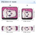 thumbnail image 3 of Car Seat Strap & Belt Covers - Flannel Material, Velcro Design, All-Season Use, 2-Piece Set (S&M Sizes)，White Milk, 3 of 8