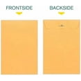 thumbnail image 3 of 6x9 Clasp Envelopes – 500 Pack Brown Kraft Catalog Envelopes with Clasp Closure & Gummed Seal – 28lb Heavyweight Paper Mailing Manila Envelopes for Home, Office, Business, Legal, or School$$Office, 3 of 6