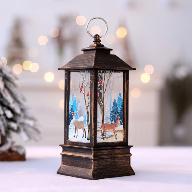 LED Decorative Lantern flackereffekt Wind Light Table Decoration Light Lamp Christmas Decoration 