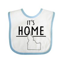 Inktastic It's Home- State of Idaho Outline Boys or Girls Baby Bib