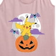 thumbnail image 3 of Pokémon  - Pikachu Pumpkin With Moon - Women's Racerback Tank Top, 3 of 5