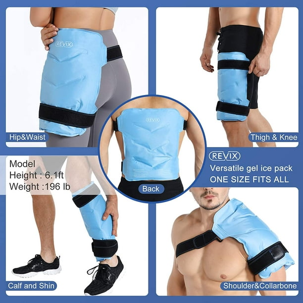 IGUOHAO Hip Ice Pack Wrap for Bursitis Reusable Gel Cold Pack for