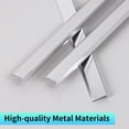 thumbnail image 4 of Select Peel and Stick Metal Edge for Hexagon Tiles (Brushed Nickel,10 Piece), 4 of 5
