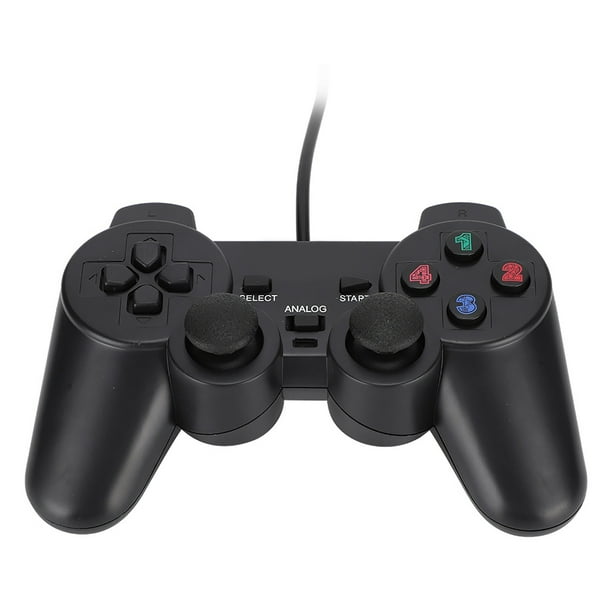 Mando de juegos para ordenador con cable USB y doble vibración para PC y portátil