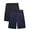 Black & Navy, variant on 2-Pack Boy's Stretch Slim Fit School Uniform Twill Shorts
