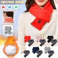 thumbnail image 3 of WREESH Women's 2Pc Usb Smart Neck and Shoulder Warmers, Winter Cold Protection and Massage Heating Scarf Blue, 3 of 3
